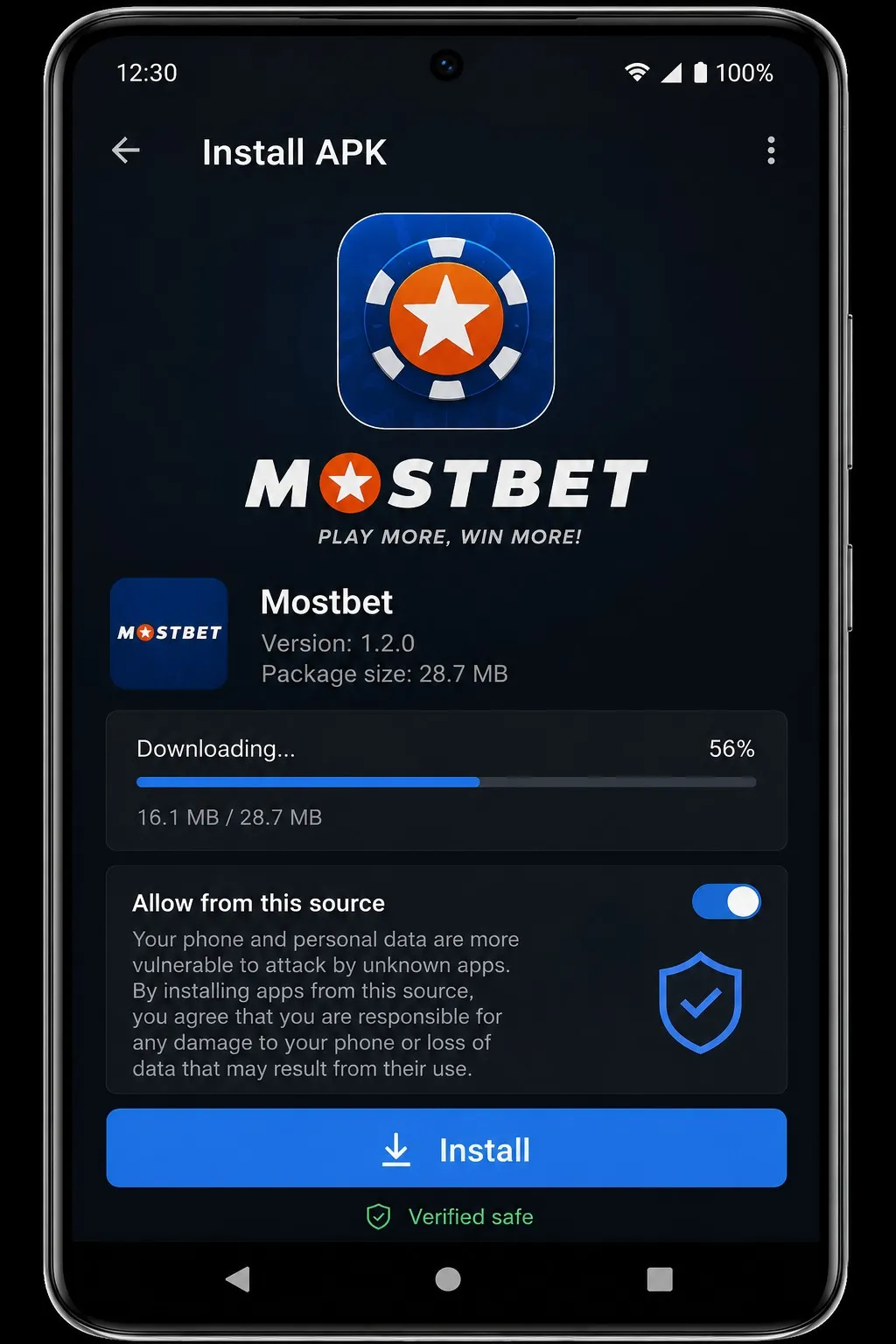 Getting the Mostbet APP onto an Android phone