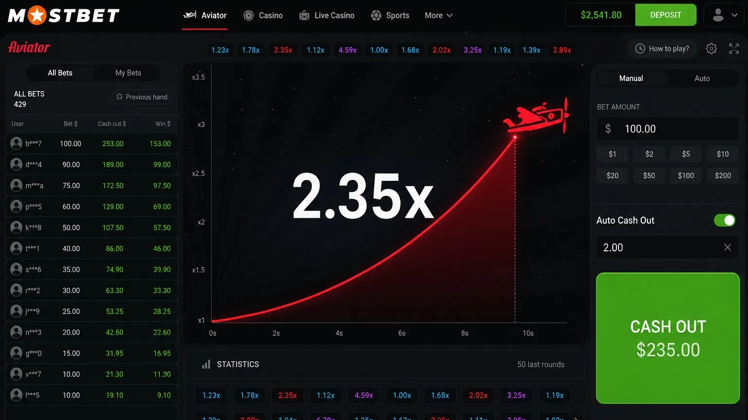 How Mostbet aviator plays among the crash-game lineup